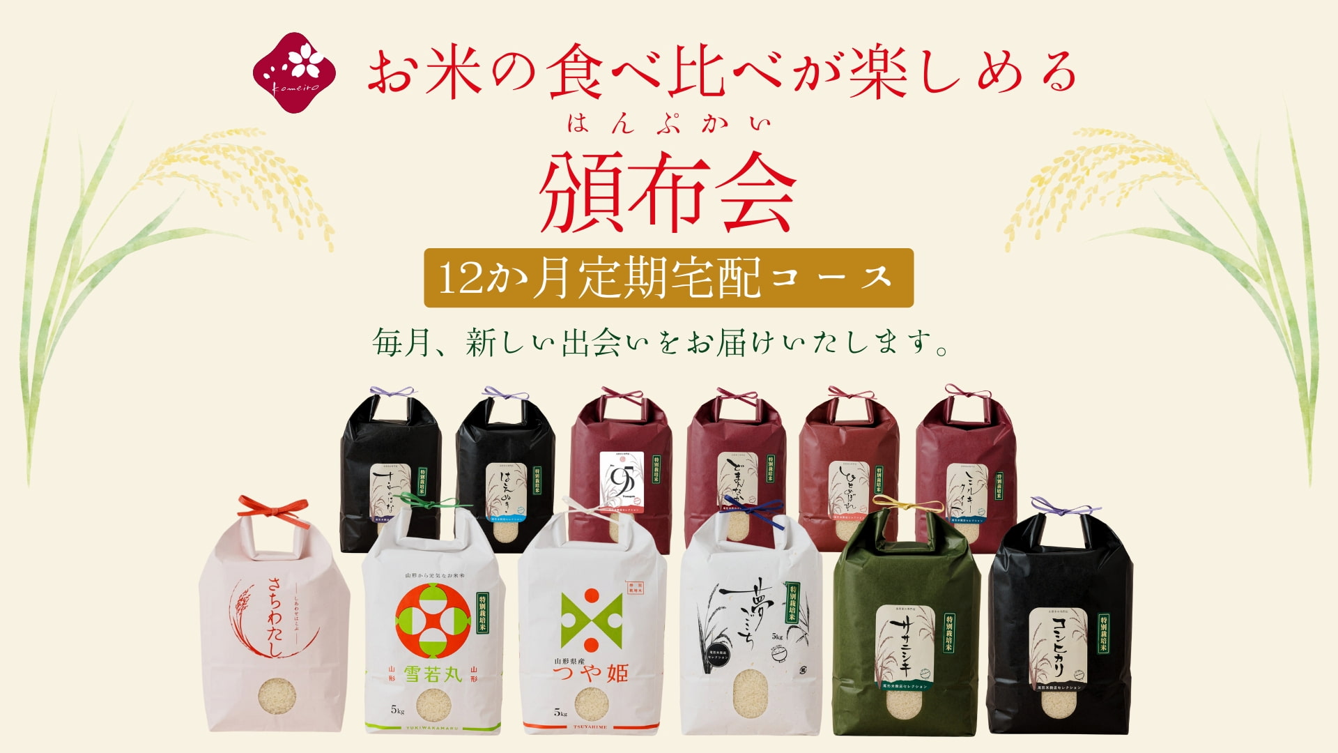 【新米】定期宅配|お米の食べ比べを楽しむ頒布会|尾形米穀店セレクション 令和7年産