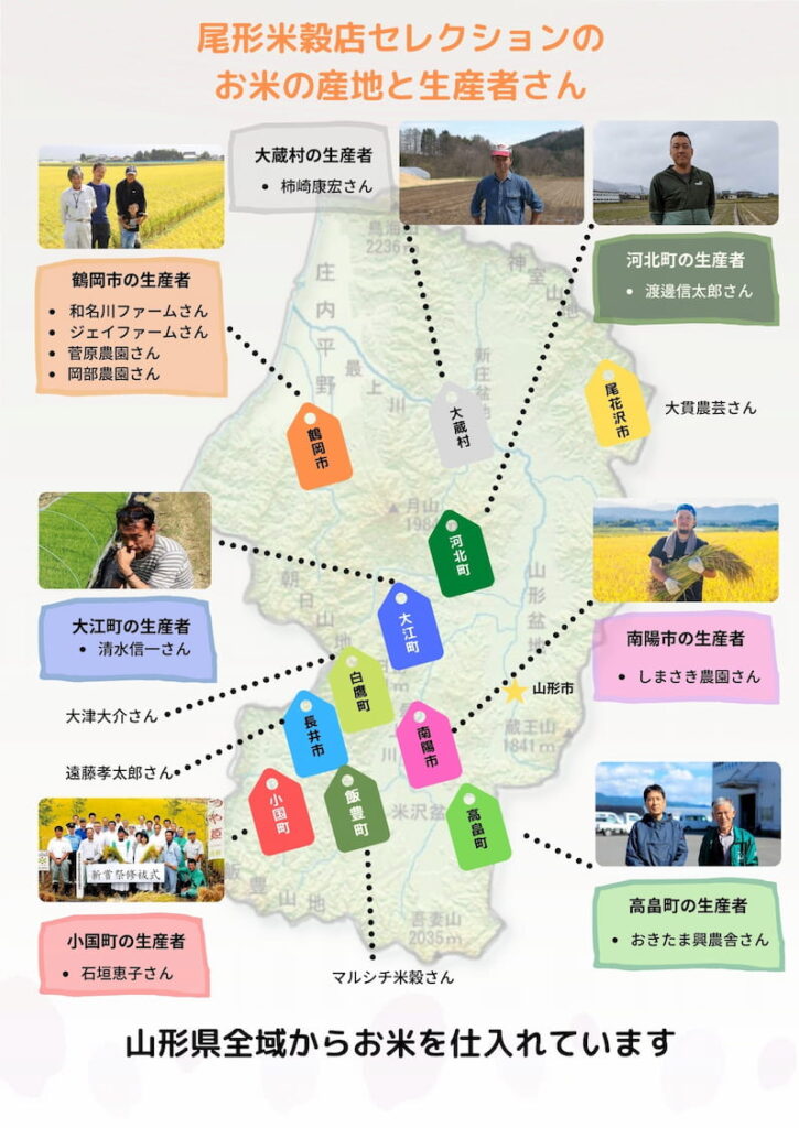 【新米】定期宅配｜お米の食べ比べを楽しむ頒布会｜尾形米穀店セレクション 令和7年産 - 画像 (4)