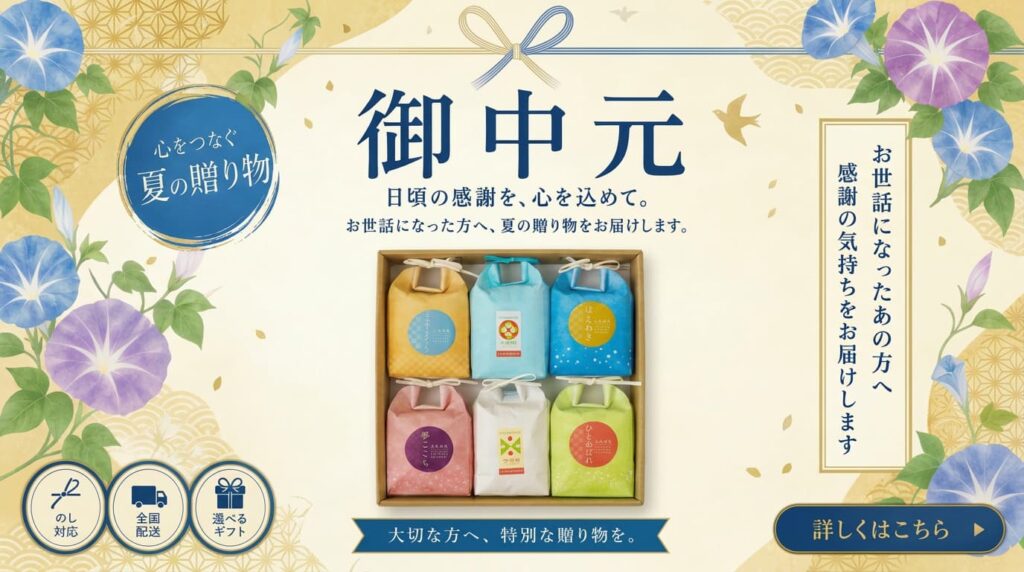 御中元にこめイロ